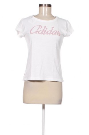Damen T-Shirt Adidas, Größe M, Farbe Weiß, Preis 11,14 €