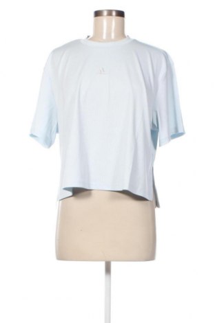 Damen T-Shirt Adidas, Größe L, Farbe Blau, Preis 32,29 €