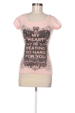 Damen T-Shirt Bershka, Größe S, Farbe Rosa, Preis 9,05 €