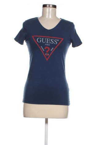 Damski T-shirt Guess, Rozmiar S, Kolor Niebieski, Cena 137,99 zł