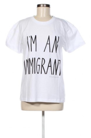 Γυναικείο t-shirt Lala Berlin, Μέγεθος M, Χρώμα Λευκό, Τιμή 36,19 €