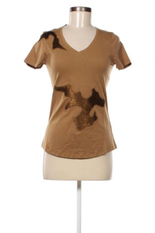 Дамска тениска Lauren Vidal, Размер XS, Цвят Кафяв, Цена 17,40 лв.