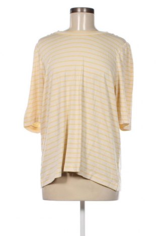 Γυναικείο t-shirt Lindex, Μέγεθος XL, Χρώμα Κίτρινο, Τιμή 5,84 €