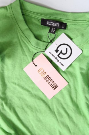 Γυναικείο t-shirt Missguided, Μέγεθος S, Χρώμα Πράσινο, Τιμή 10,82 €