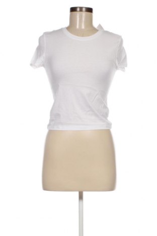 Γυναικείο t-shirt Monki, Μέγεθος XS, Χρώμα Λευκό, Τιμή 5,63 €