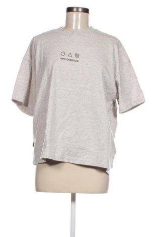 Γυναικείο t-shirt New Balance, Μέγεθος M, Χρώμα Γκρί, Τιμή 17,94 €