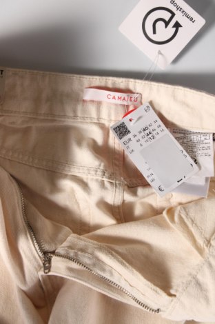 Damen Jeans Camaieu, Größe S, Farbe Ecru, Preis 7,35 €