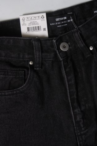 Damskie jeansy Cotton On, Rozmiar XS, Kolor Czarny, Cena 28,20 zł