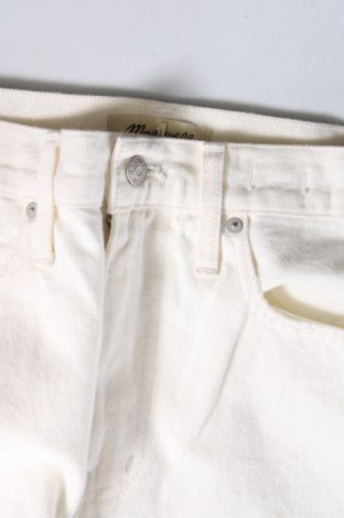 Damskie jeansy Madewell, Rozmiar L, Kolor Biały, Cena 64,37 zł