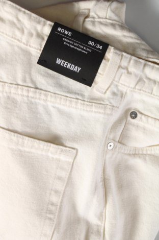 Damen Jeans Weekday, Größe M, Farbe Weiß, Preis € 6,76