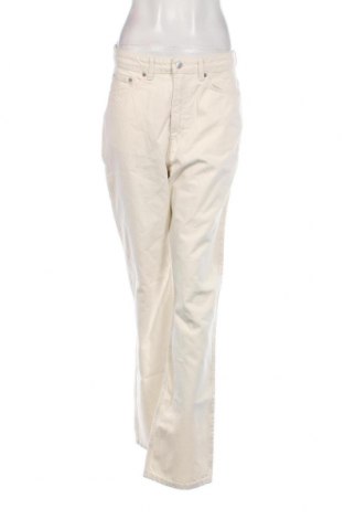 Damen Jeans Weekday, Größe L, Farbe Ecru, Preis € 9,72