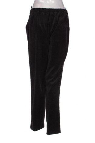 Γυναικείο κοτλέ παντελόνι Denim&Co., Μέγεθος L, Χρώμα Μαύρο, Τιμή 3,59 €