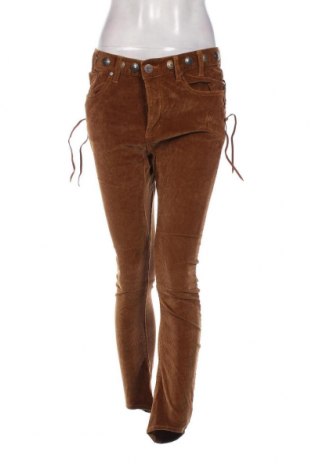 Pantaloni de velvet de femei Luxe, Mărime M, Culoare Maro, Preț 12,40 Lei