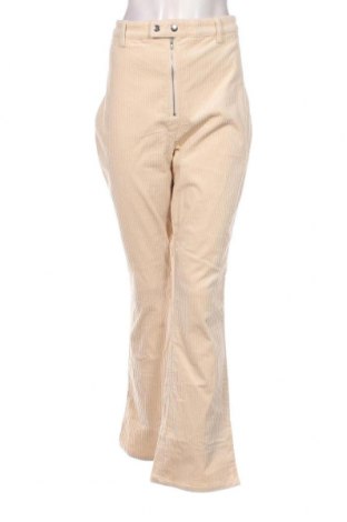 Pantaloni de velvet de femei Nly Trend, Mărime XL, Culoare Ecru, Preț 40,86 Lei