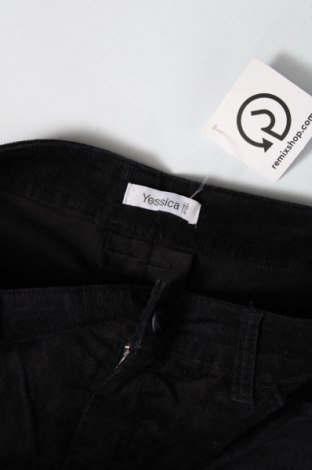 Pantaloni de velvet de femei Yessica, Mărime M, Culoare Negru, Preț 17,17 Lei