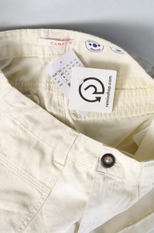 Pantaloni scurți de femei Camaieu, Mărime S, Culoare Ecru, Preț 101,97 Lei