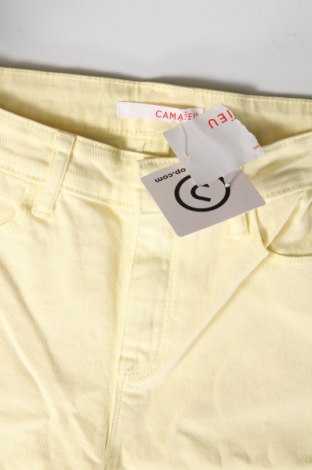 Γυναικείο κοντό παντελόνι Camaieu, Μέγεθος M, Χρώμα Κίτρινο, Τιμή 15,98 €