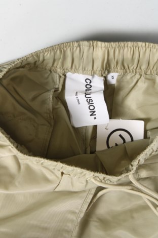 Γυναικείο κοντό παντελόνι Collusion, Μέγεθος XS, Χρώμα Πράσινο, Τιμή 3,90 €
