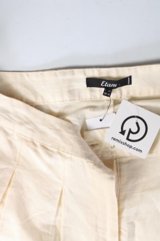Pantaloni scurți de femei Etam, Mărime L, Culoare Ecru, Preț 35,53 Lei