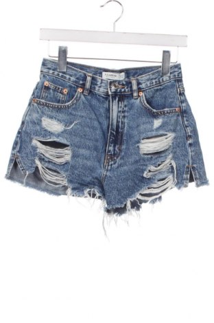Pantaloni scurți de femei Pull&Bear, Mărime S, Culoare Albastru, Preț 48,47 Lei