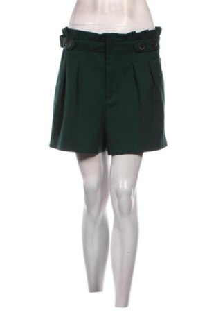 Pantaloni scurți de femei Zara Trafaluc, Mărime L, Culoare Verde, Preț 49,34 Lei