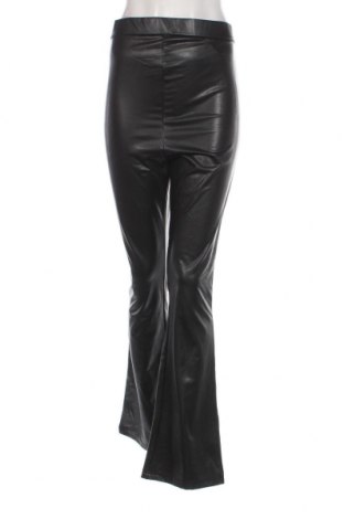 Γυναικείο παντελόνι δερμάτινο Pieces, Μέγεθος M, Χρώμα Μαύρο, Τιμή 11,41 €