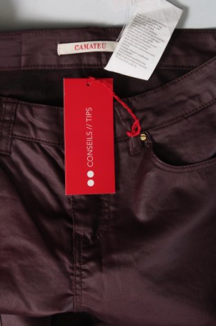 Γυναικείο παντελόνι Camaieu, Μέγεθος XS, Χρώμα Καφέ, Τιμή 7,59 €