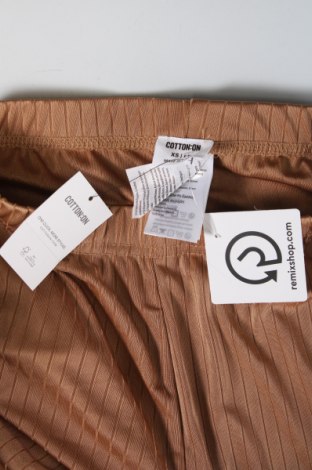 Pantaloni de femei Cotton On, Mărime XS, Culoare Maro, Preț 37,83 Lei