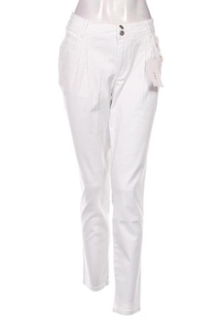 Γυναικείο παντελόνι Linea Tesini, Μέγεθος M, Χρώμα Λευκό, Τιμή 8,52 €