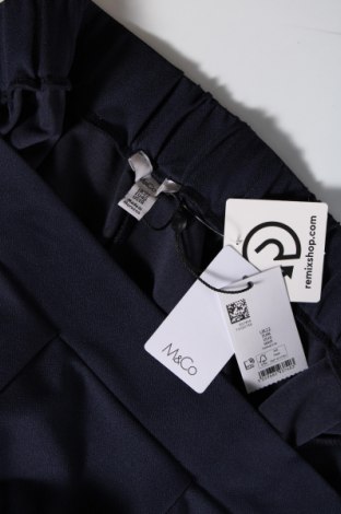 Γυναικείο παντελόνι M&Co., Μέγεθος XXL, Χρώμα Μπλέ, Τιμή 11,86 €