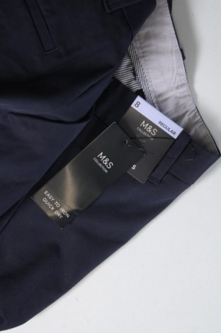 Дамски панталон Marks & Spencer, Размер S, Цвят Син, Цена 54,00 лв.