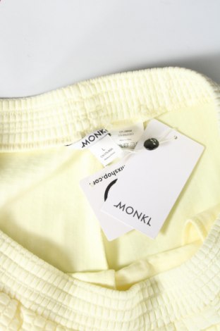 Γυναικείο παντελόνι Monki, Μέγεθος L, Χρώμα Κίτρινο, Τιμή 7,58 €