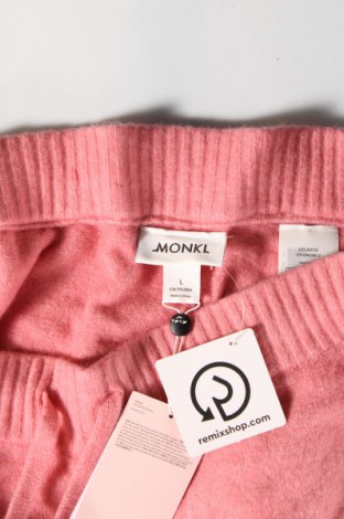 Дамски панталон Monki, Размер L, Цвят Розов, Цена 22,54 лв.