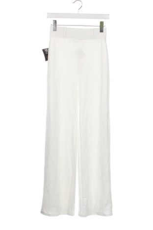Pantaloni de femei Nly Trend, Mărime XS, Culoare Alb, Preț 151,32 Lei