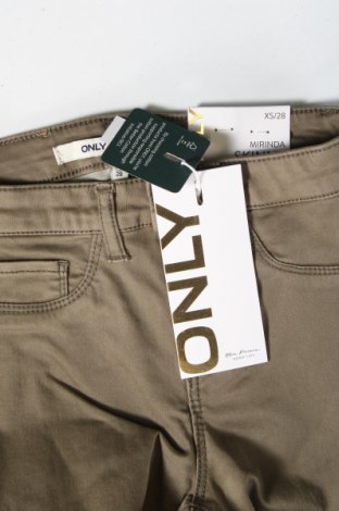 Γυναικείο παντελόνι ONLY, Μέγεθος XS, Χρώμα Πράσινο, Τιμή 9,47 €