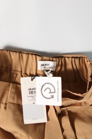 Γυναικείο παντελόνι Object, Μέγεθος M, Χρώμα  Μπέζ, Τιμή 10,32 €