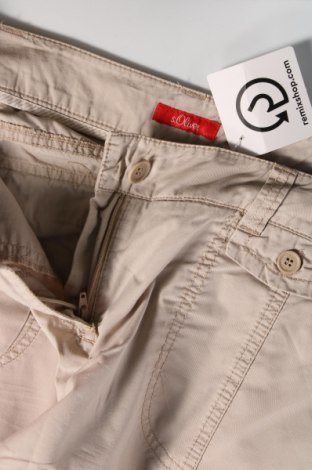 Дамски панталон S.Oliver, Размер M, Цвят Бежов, Цена 4,35 лв.