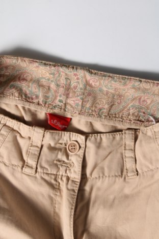 Дамски панталон S.Oliver, Размер L, Цвят Бежов, Цена 7,25 лв.