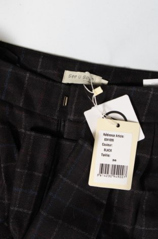 Дамски панталон See U Soon, Размер S, Цвят Черен, Цена 9,57 лв.