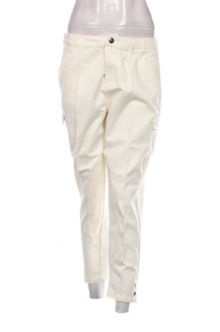 Γυναικείο παντελόνι TWINSET, Μέγεθος M, Χρώμα Εκρού, Τιμή 89,79 €