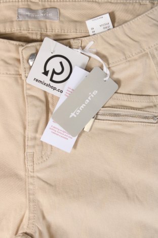 Дамски панталон Tamaris, Размер XS, Цвят Бежов, Цена 11,31 лв.