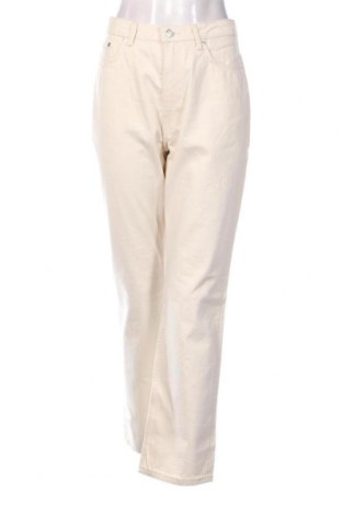 Pantaloni de femei Weekday, Mărime M, Culoare Ecru, Preț 29,67 Lei