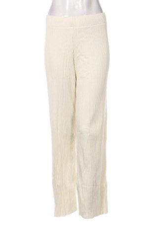Γυναικείο παντελόνι Weekday, Μέγεθος M, Χρώμα Εκρού, Τιμή 10,14 €