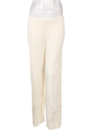 Pantaloni de femei Weekday, Mărime M, Culoare Ecru, Preț 32,37 Lei