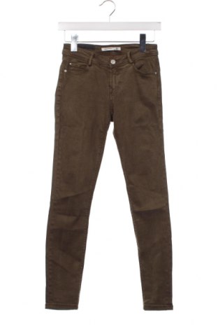 Дамски панталон Zara Trafaluc, Размер XS, Цвят Зелен, Цена 14,00 лв.