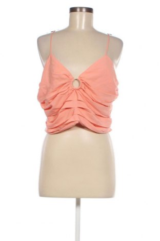 Γυναικείο αμάνικο μπλουζάκι Abercrombie & Fitch, Μέγεθος L, Χρώμα Πορτοκαλί, Τιμή 3,89 €
