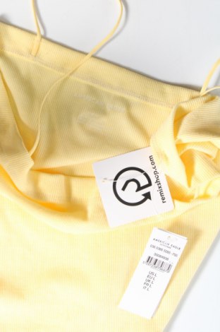 Γυναικείο αμάνικο μπλουζάκι American Eagle, Μέγεθος L, Χρώμα Κίτρινο, Τιμή 5,53 €