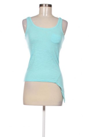 Γυναικείο αμάνικο μπλουζάκι Bershka, Μέγεθος S, Χρώμα Μπλέ, Τιμή 1,85 €