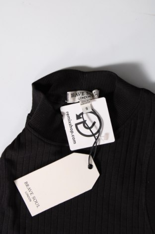 Γυναικείο αμάνικο μπλουζάκι Brave Soul, Μέγεθος S, Χρώμα Μαύρο, Τιμή 5,68 €