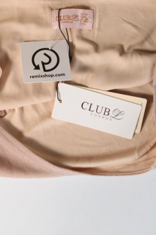 Γυναικείο αμάνικο μπλουζάκι Club L, Μέγεθος M, Χρώμα  Μπέζ, Τιμή 3,89 €